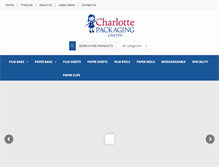 Tablet Screenshot of charlottepackaging.com